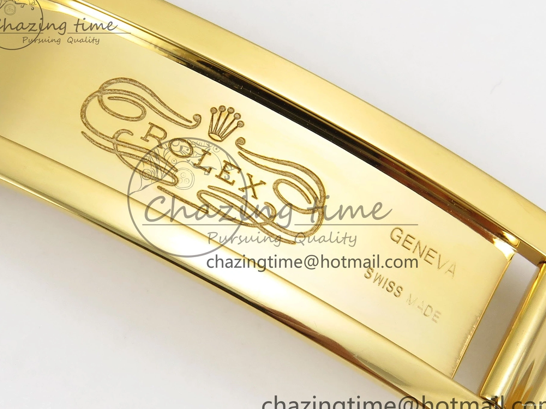 1225 WrinkleFree DayDate 40 228238 ARF 904L Steel YG Crystal Diamonds Bezel on President Bracelet VR 1550